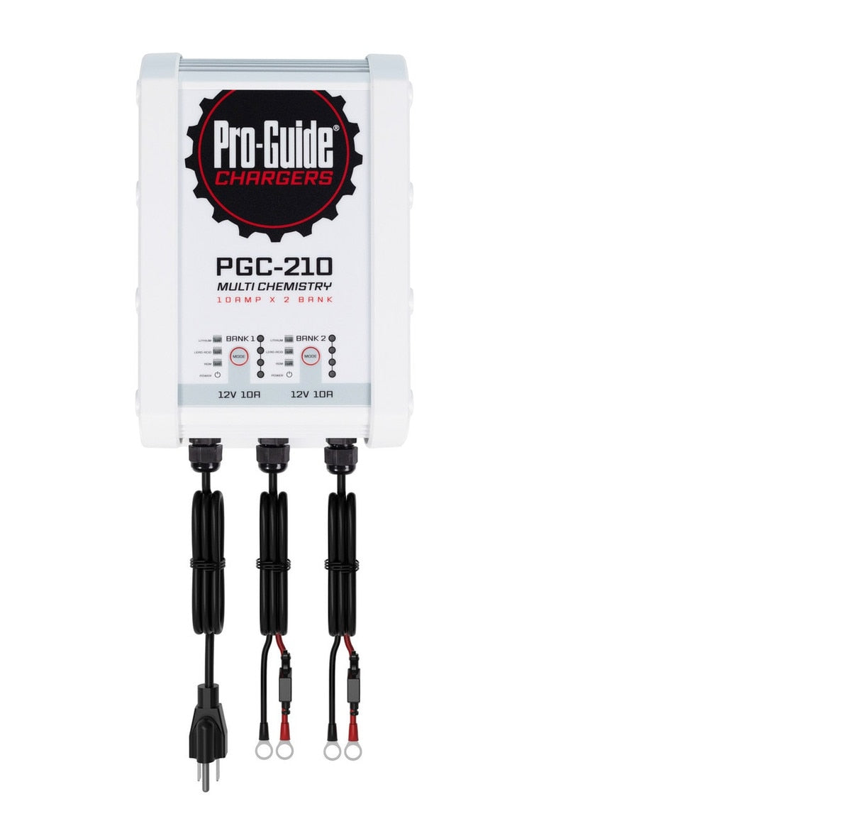 Pro-Guide PGC-210 2-Bank 12V Battery Charger — 10A per Bank