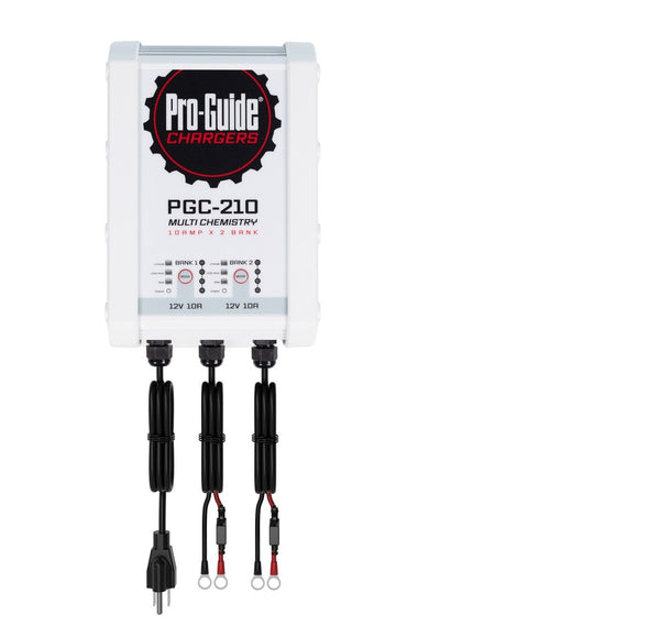 Pro-Guide PGC-210 2-Bank 12V Battery Charger — 10A per Bank